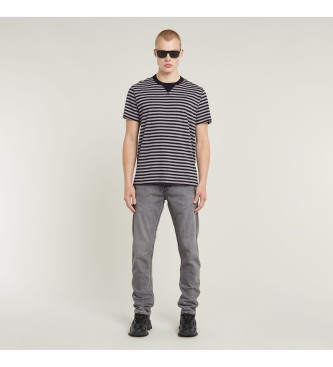 G-Star Nifous Stripe T-shirt grijs, zwart