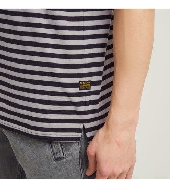G-Star Nifous Stripe T-shirt grijs, zwart