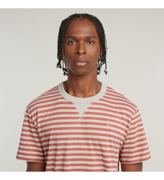G-Star Nifous Stripe T-shirt red