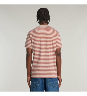 G-Star Nifous Stripe T-shirt red