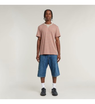 G-Star Nifous Stripe T-shirt red