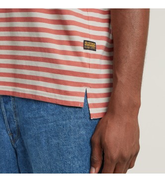 G-Star Nifous Stripe T-shirt red