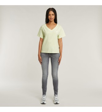 G-Star Open V-hals Relaxed T-shirt groen