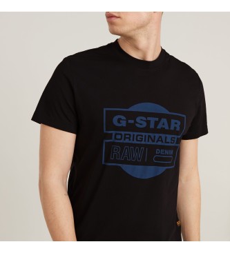 G-Star Camiseta Originals Underground negro