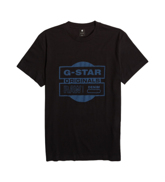 G-Star Camiseta Originals Underground negro