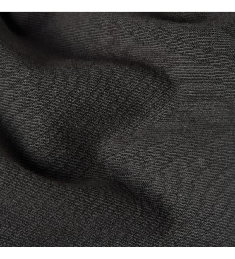 G-Star Maglietta nera squadrata con centro petto tinto