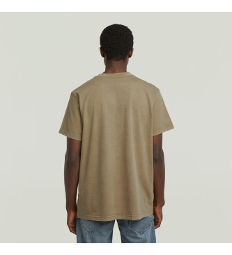 G-Star Overdyed Center Chest t-shirt taupe