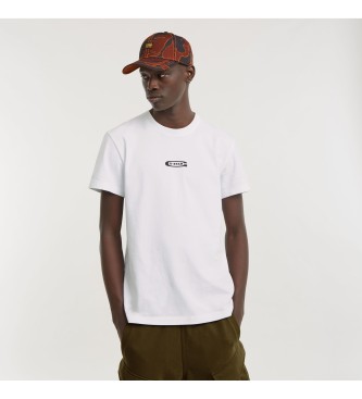 G-Star Koszulka z nadrukiem fotograficznym biała