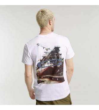 G-Star Camiseta Photo Print blanco