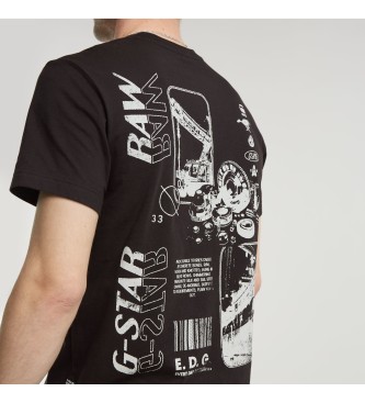 G-Star Poster Back Graphic T-shirt noir