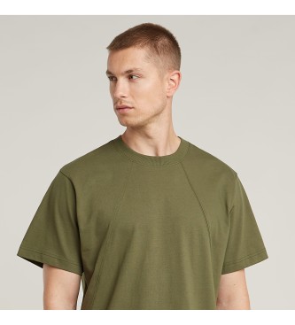 G-Star T-shirt  coutures apparentes vert