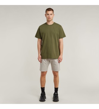 G-Star T-shirt  coutures apparentes vert