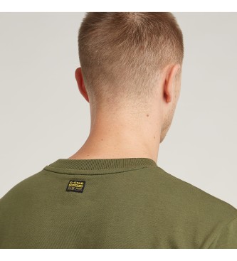 G-Star T-shirt  coutures apparentes vert