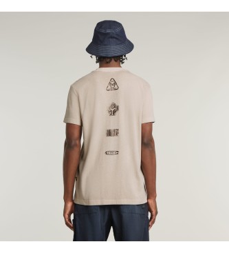 G-Star Shipping beige T-shirt