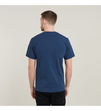 G-Star Camiseta Slim Base marino