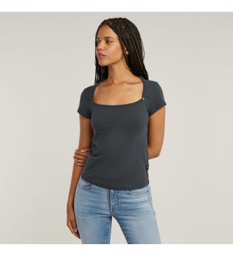 G-Star T-shirt Sweet Heart Slim szary