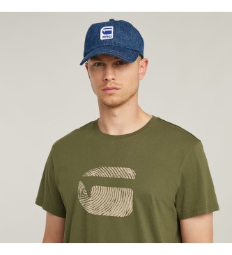 G-Star Fingerabdruck-Burger-T-Shirt grn