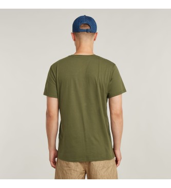 G-Star Fingerabdruck-Burger-T-Shirt grn