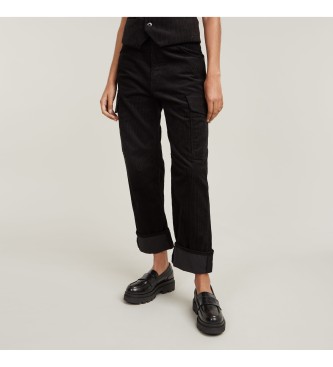 G-Star Cord 3D Boyfriend cargo trousers black