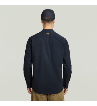 G-Star Srajca Cargo Pocket Regular navy