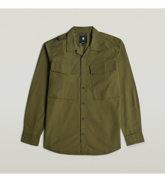 G-Star Srajca Cargo Pocket Regular zelena