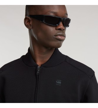 G-Star Engineered Mix Knitted Aviator Jacket black