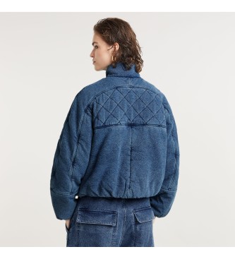 G-Star Gewatteerd vliegeniersjack Cocoon blauw