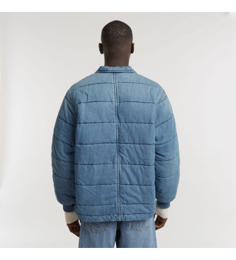 G-Star Giubbotto bomber imbottito con zip blu