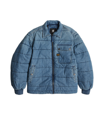 G-Star Giubbotto bomber imbottito con zip blu