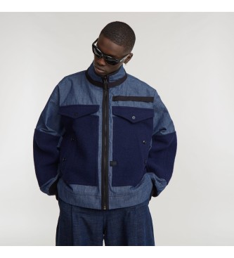 G-Star Unisex Aviator Jacket GSRR Maxi Reversible blue