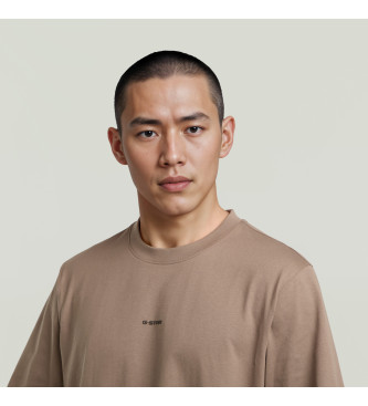 G-Star Center Chest Logo T-shirt bruin