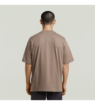 G-Star Center Chest Logo T-shirt bruin