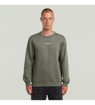 G-Star Sweatshirt Center chest logo grey