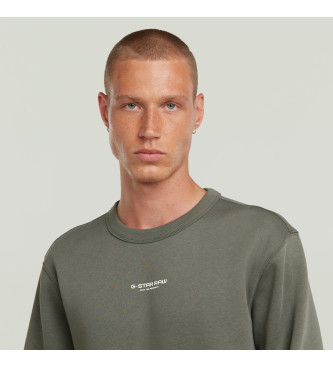 G-Star Sweatshirt Center chest logo grey