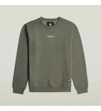 G-Star Sweatshirt Center chest logo grey