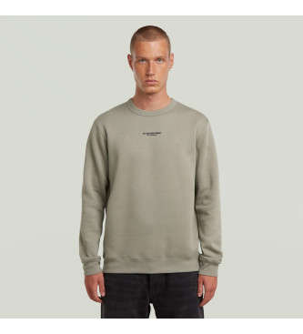 G-Star Sweatshirt Center chest logo grey 