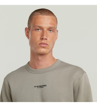 G-Star Sweatshirt Center chest logo grey 