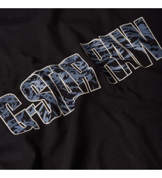 G-Star T-shirt Chain logo czarny