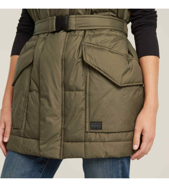 G-Star Belted Padded Vest green