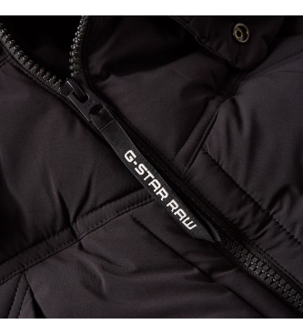 G-Star G- Whistler Gewatteerd Hooded Vest 2.0 zwart