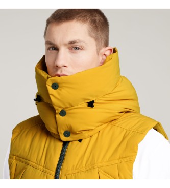 G-Star Gilet giallo imbottito con cappuccio 2.0 G-Whistler