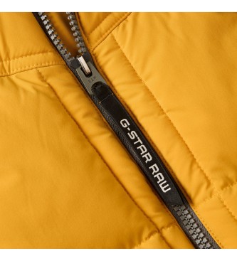 G-Star Gilet giallo imbottito con cappuccio 2.0 G-Whistler