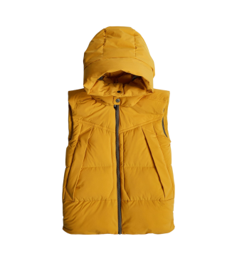 G-Star Gilet giallo imbottito con cappuccio 2.0 G-Whistler