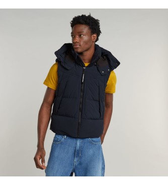 G-Star Gilet blu scuro imbottito con cappuccio 2.0 G-Whistler