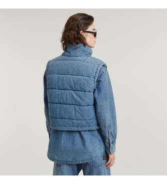 G-Star Gewatteerd Mae Vest blauw