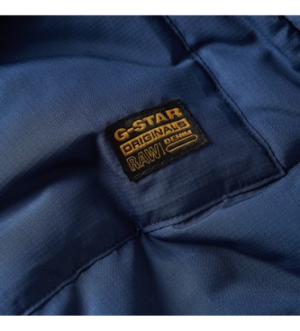 G-Star Giacca imbottita trapuntata blu scuro a 4 tasche