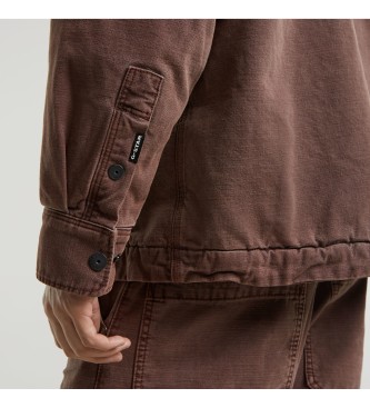 G-Star Boxy Fit Sherpa Jacket brown