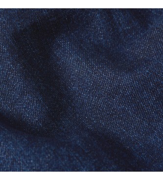 G-Star Tekaška jakna s kapuco modra