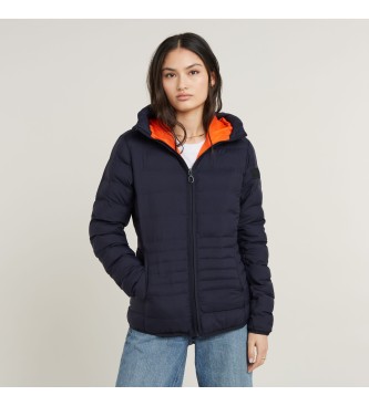 G-Star Leichte wattierte Jacke mit Kapuze navy