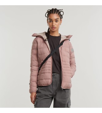 G-Star Hooded Padded Jacket pink